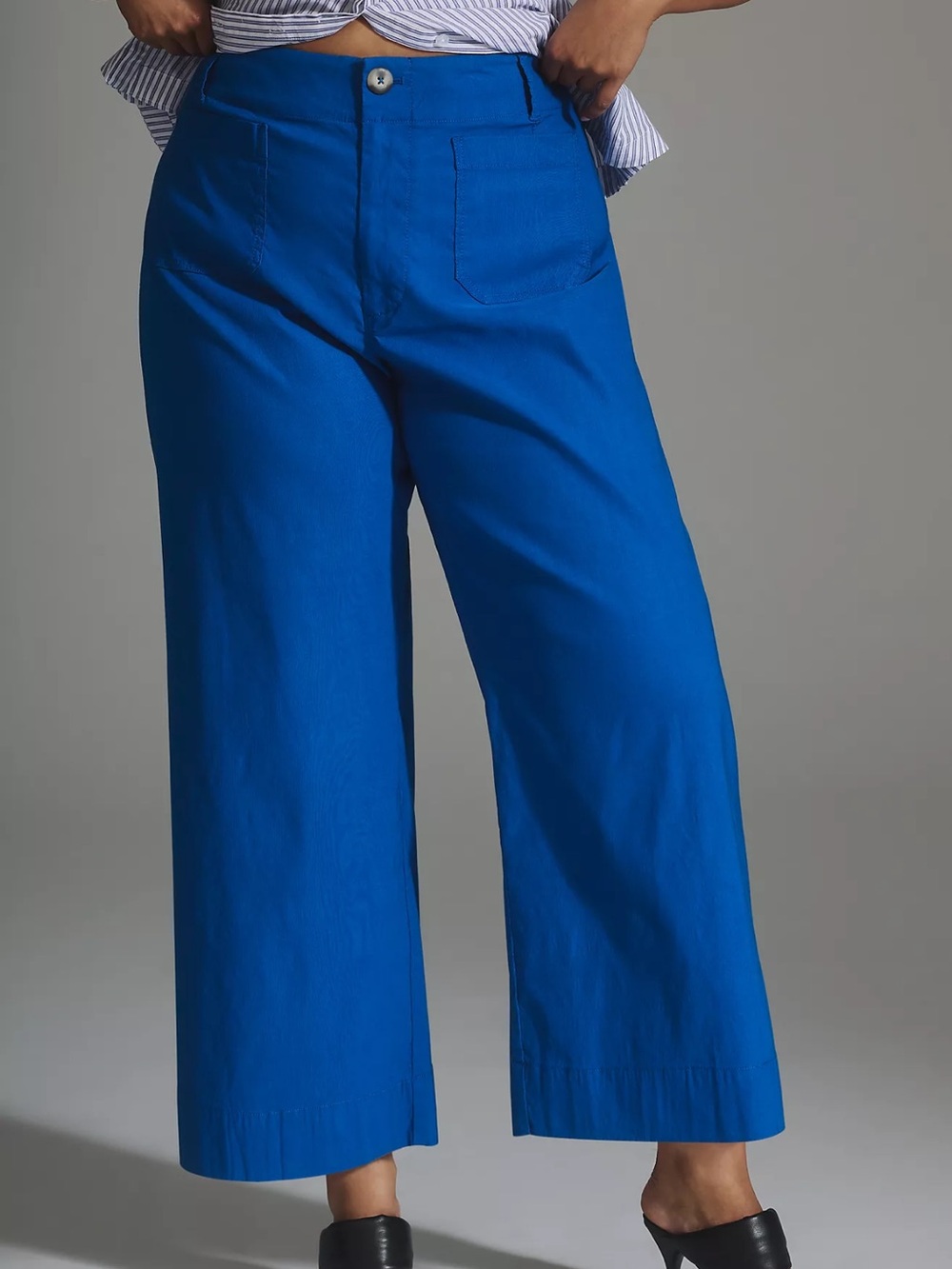 The Colette Magic Fabric Crop Wide-Leg Pants by Maeve
